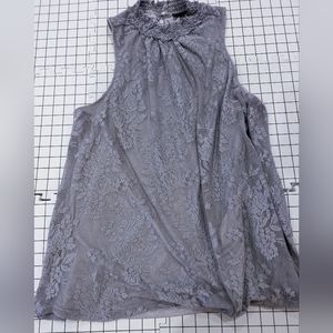 Torrid purple lace sleeveless top